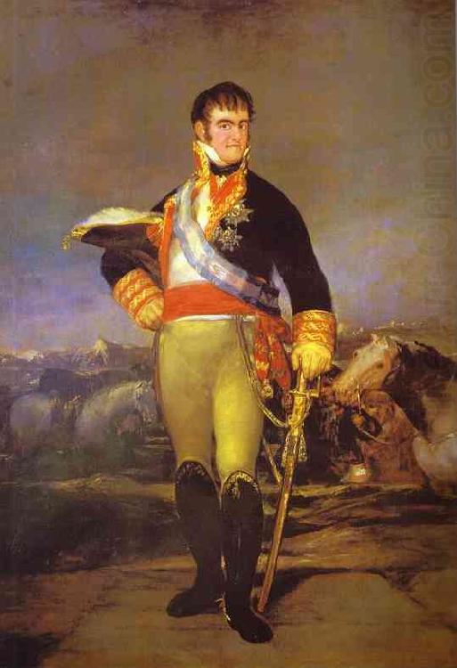 Francisco Jose de Goya Portrait of Ferdinand china oil painting image